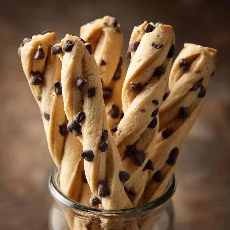 Chocolate Chip Cookie Dough Twists Recipe