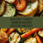 Garlic Herb Roasted Potatoes, Carrots, and Zucchini Recipe