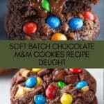 Soft Batch Chocolate Mu0026M Cookies Recipe