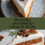 Easy Gingerbread Cream Pie Recipe