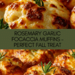 Golden Crust Garlic Rosemary Focaccia Muffins Recipe