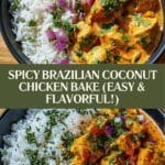 Spicy Brazilian Coconut Chicken: A Flavorful Delight! Recipe