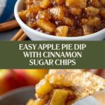 Apple Pie Dip with Cinnamon Sugar Tortilla Chips Recipe