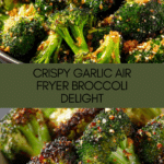 Crispy Garlic Air Fryer Broccoli Recipe