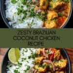 Spicy Brazilian Coconut Chicken: A Flavorful Delight! Recipe