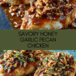 Honey Garlic Pecan Chicken Recipe