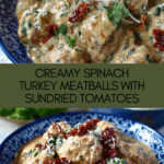 Creamy Spinach Turkey Meatballs Recipe