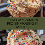 Rainbow Protein Frosting Recipe