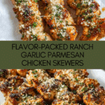 Ranch Garlic Parmesan Chicken SkewersIngredients Recipe