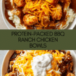 Macro Friendly BBQ Ranch Chicken Bowl with 42g of Protein Recipe