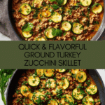 Ground Turkey and Zucchini Skillet Recipe