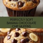 Healthier Banana Chocolate Chip Muffins Recipe