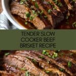 Slow Cooker Beef Brisket Recipe