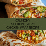 Crunchy Southwestern Chicken Wrap Recipe