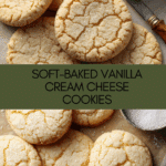 30 Minute Soft-Baked Vanilla Cream Cheese Cookies Recipe