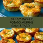 Cheesy Leftover Mashed Potato Muffins Recipe