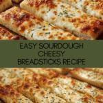 Sourdough Cheesy Breadsticks Recipe
