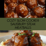 Slow Cooker Salisbury Steak Meatballs Recipe