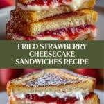 Fried Strawberry Cheesecake Sandwiches Recipe