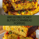 Southern-Style Honey Butter Cornbread PoppersIngredients Recipe