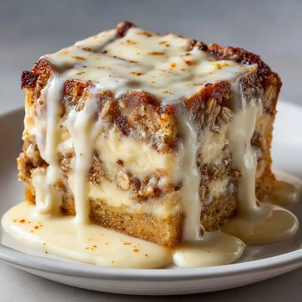 High-Protein Cinnamon Roll Baked Oatmeal Recipe