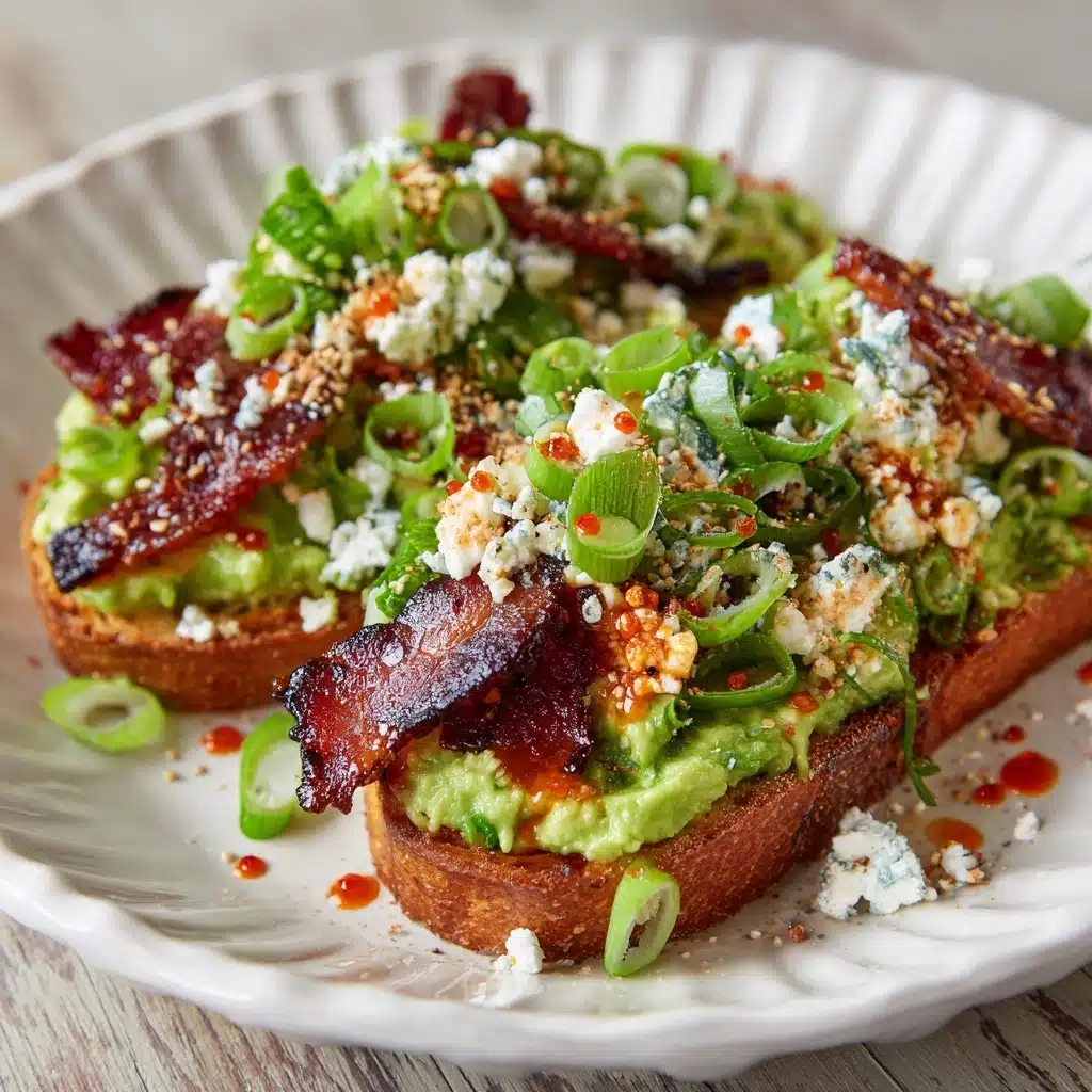 Bacon Avocado Toast Recipe - Recipe Image