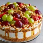 Caramel Crunch Cheesecake Fruit Salad Recipe
