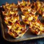 delightful Baked Sausage and Cheese Mini Wontons Recipe