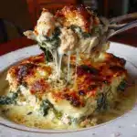 Chicken and Spinach Casserole with Cream Cheese Recipe