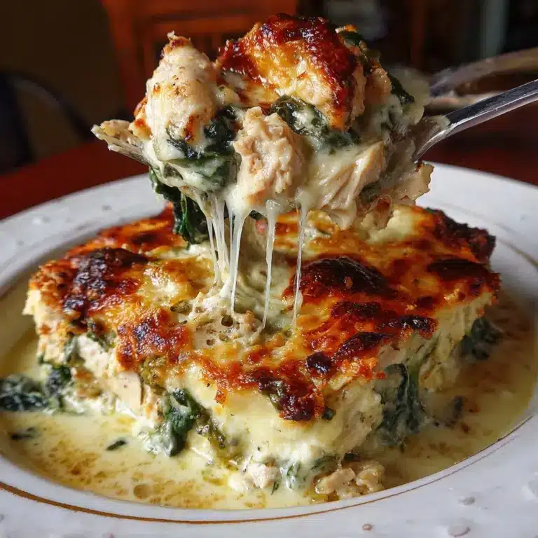 Chicken and Spinach Casserole with Cream Cheese Recipe