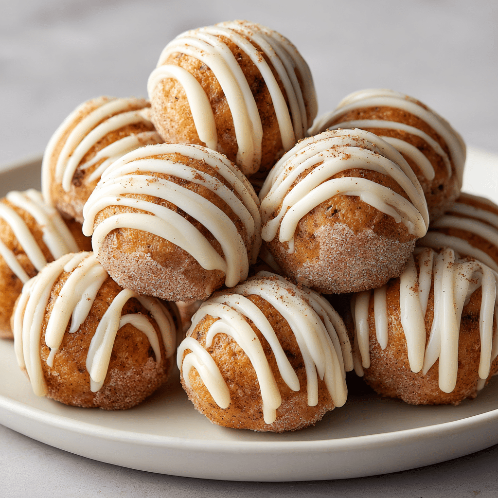 Cinnamon Roll Protein Bites Recipe - Recipe Image