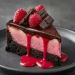 Dark Chocolate Raspberry Cheesecake Made Easy Recipe