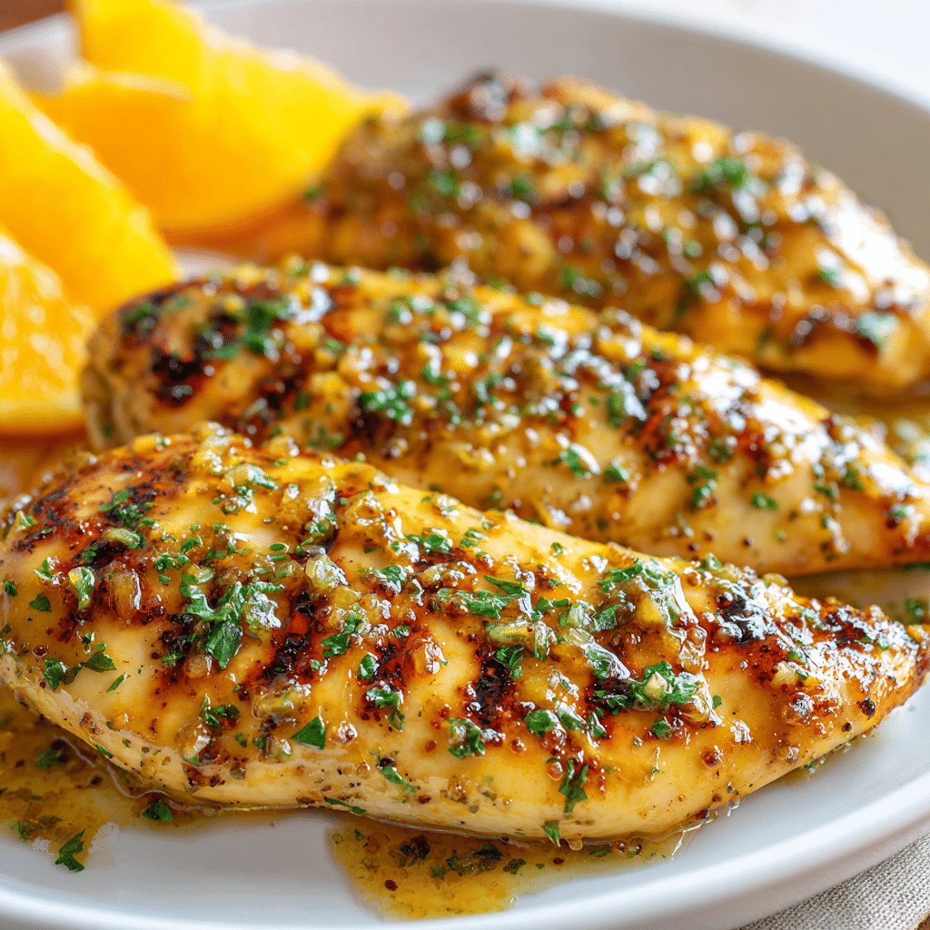 Grilled Citrus Chicken with Glaze Recipe - Recipe Image