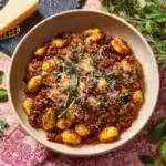 Gnocchi Bolognese Recipe