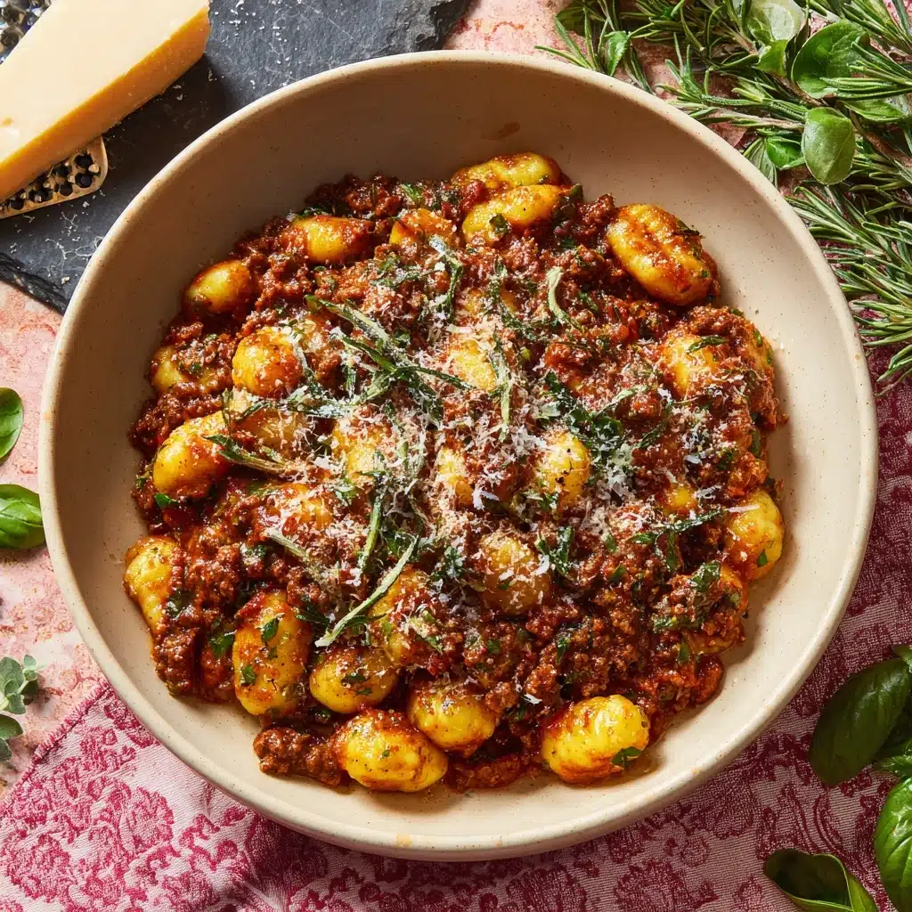Gnocchi Bolognese Recipe - Recipe Image