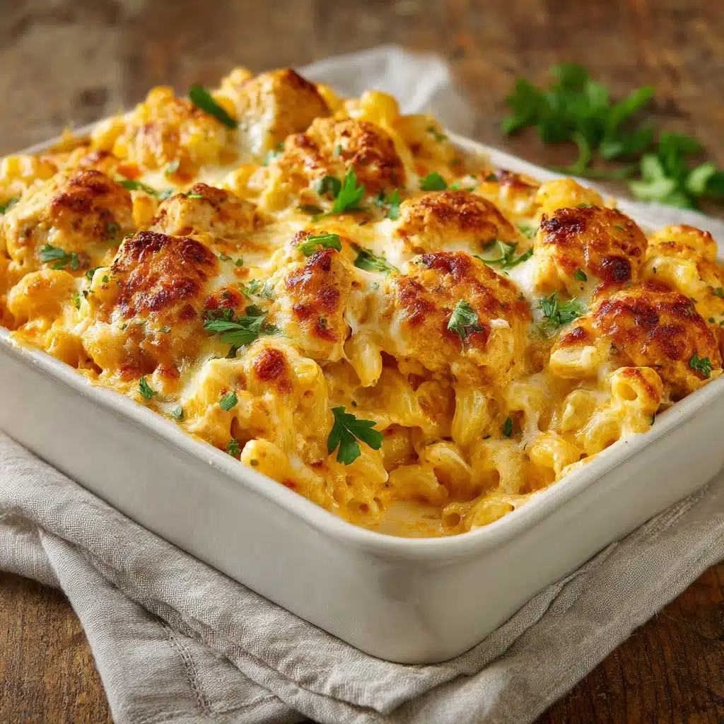 Creamy Buffalo Chicken Cauliflower Casserole Recipe