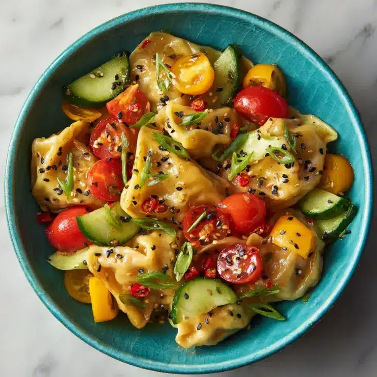 Potsticker Salad (Dumpling Salad) Recipe