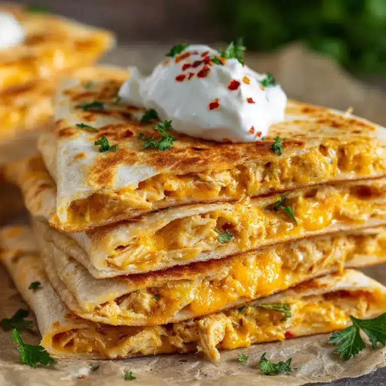 Chicken Cordon Bleu Quesadillas Recipe