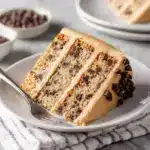 Banana Chocolate Chip Cake with Peanut Butter Frosting Recipe