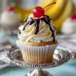 Homemade Banana Split Cupcakes Recipe