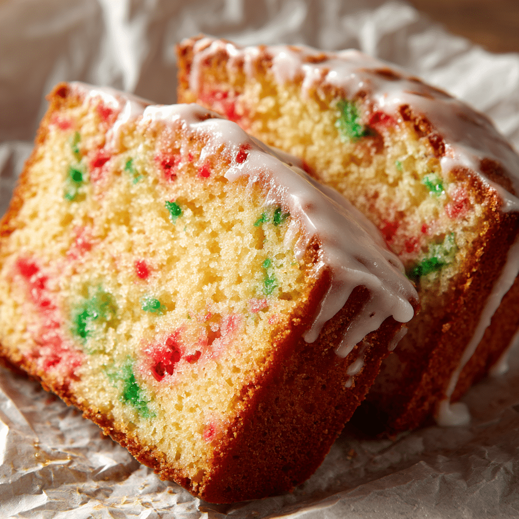 Christmas Sprinkle Buttermilk Bread Recipe - Recipe Image