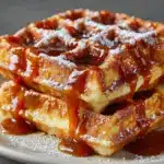 Apple Fritter Waffle Donuts Recipe