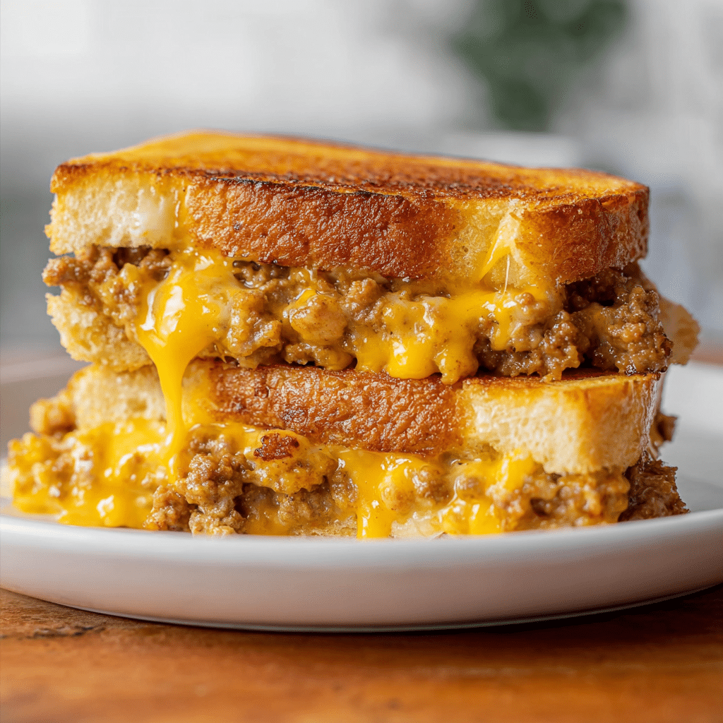 Grilled Cheese Sausage and Egg Breakfast Casserole Recipe - Recipe Image