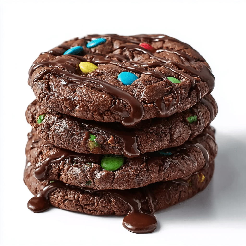 Fudgy Cosmic Brownie Cookies Recipe - Recipe Image