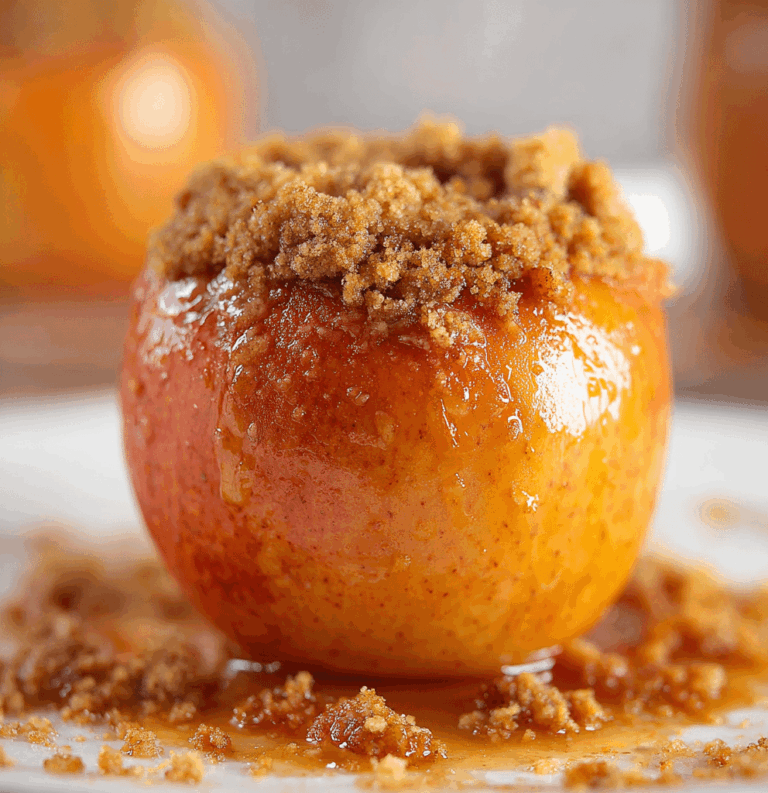 Apple Crisp Stuffed Apples Recipe