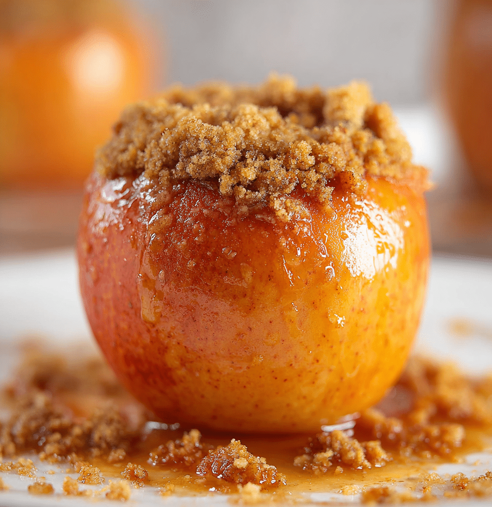 Apple Crisp Stuffed Apples Recipe