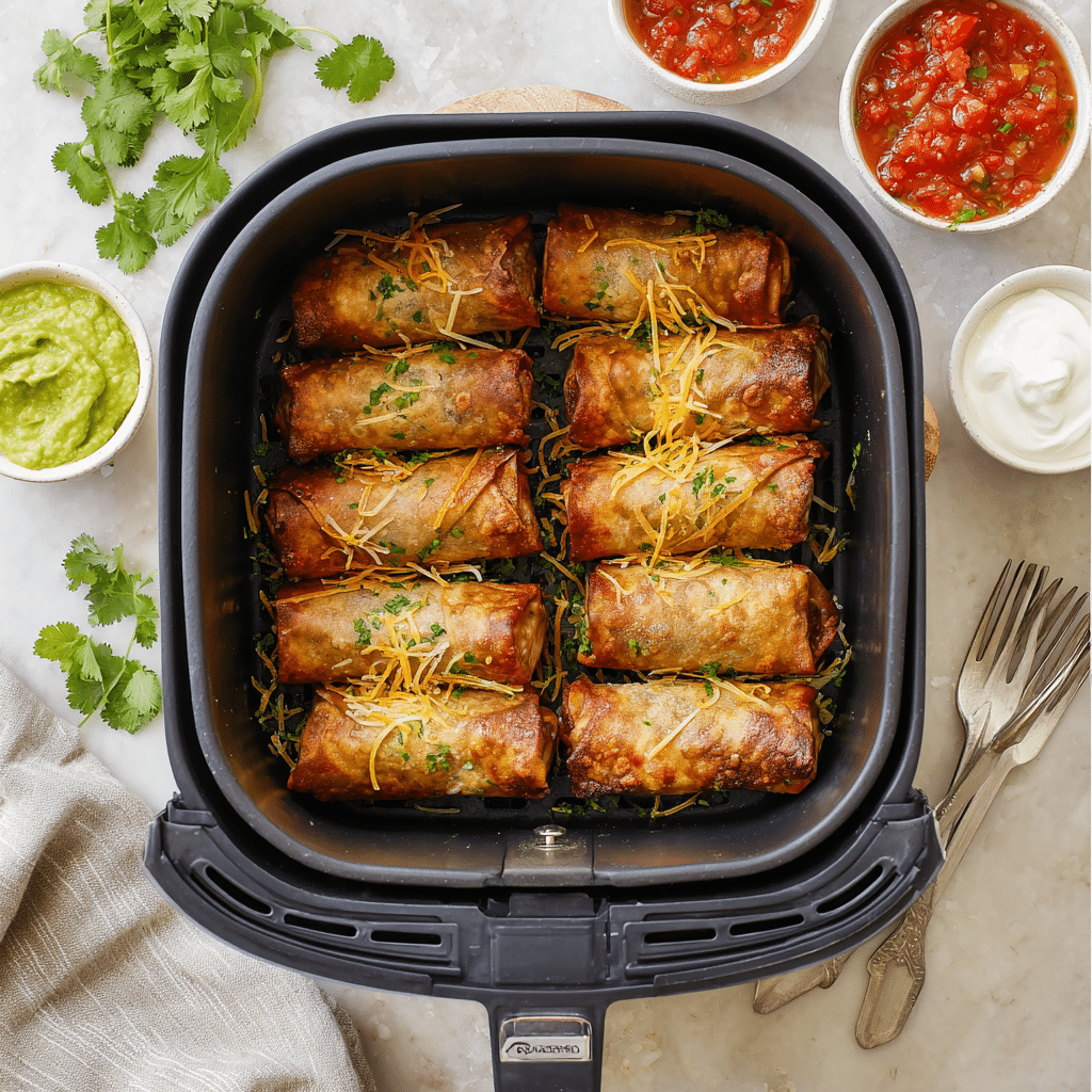 Taco Egg Rolls Recipe - Recipe Image