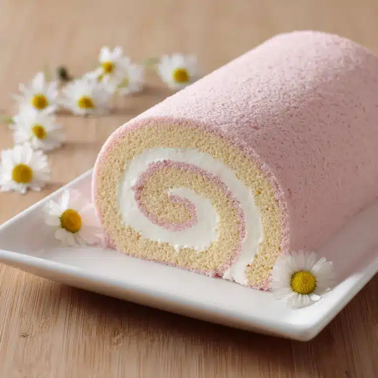 Japanese Cotton Candy Cake Roll Recipe