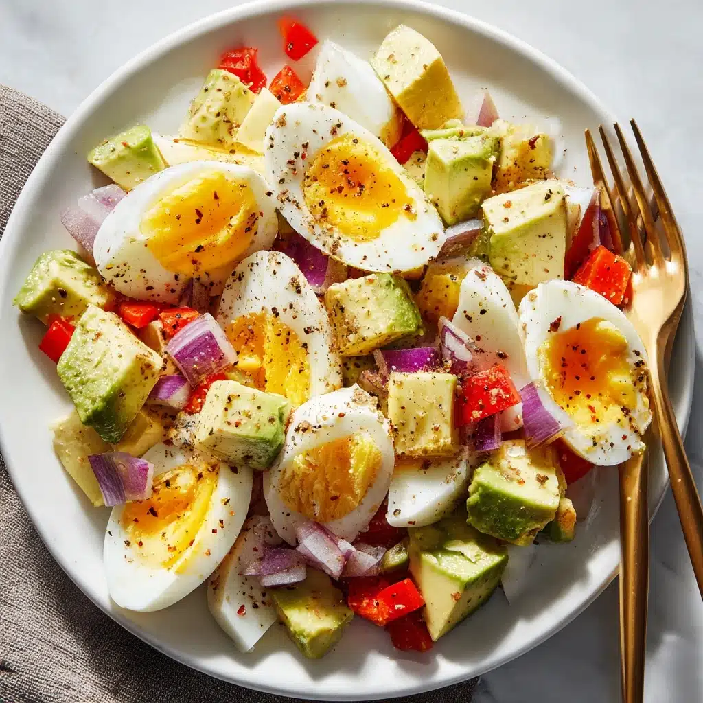 Hard Boiled Egg and Avocado Bowl Recipe - Recipe Image