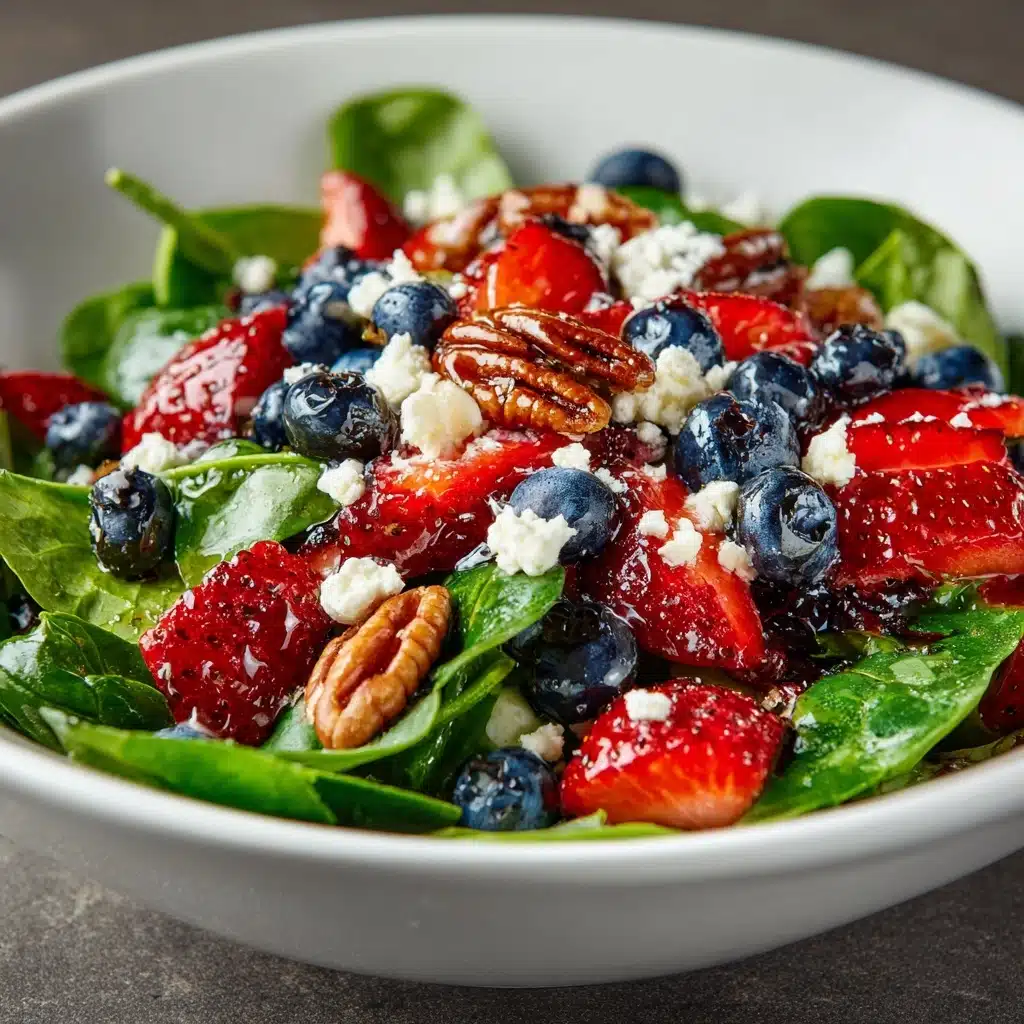 15-Minute Strawberry Spinach Salad Recipe